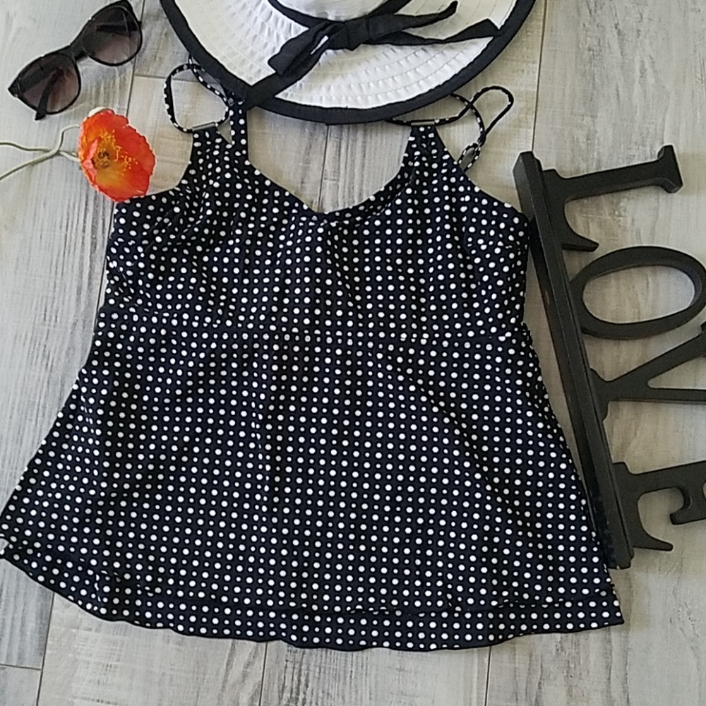 Christina Polka Dot Tankini Underwire 10